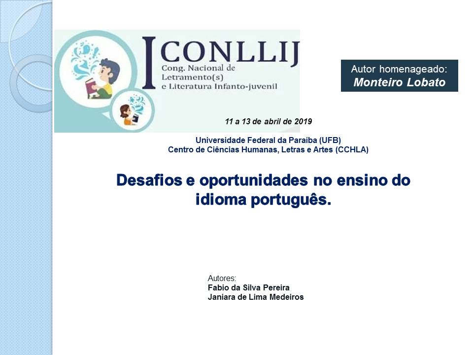 Desafios e oportunidades no ensino do idioma português